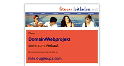 Desktop Screenshot of fitness.leitfaden.net
