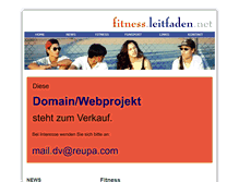 Tablet Screenshot of fitness.leitfaden.net