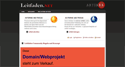 Desktop Screenshot of leitfaden.net