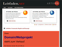 Tablet Screenshot of leitfaden.net